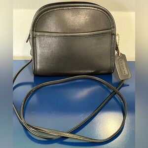 Coach Abbie Bag Purse 9017 Black Leather Crossbody United States Vintage 90s